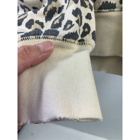 Frame Animal Print Sweatshirt Size XS - Picture 8 of 14